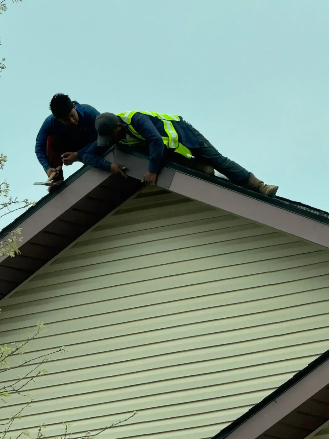 Commercial roof inspection documented in Lizton